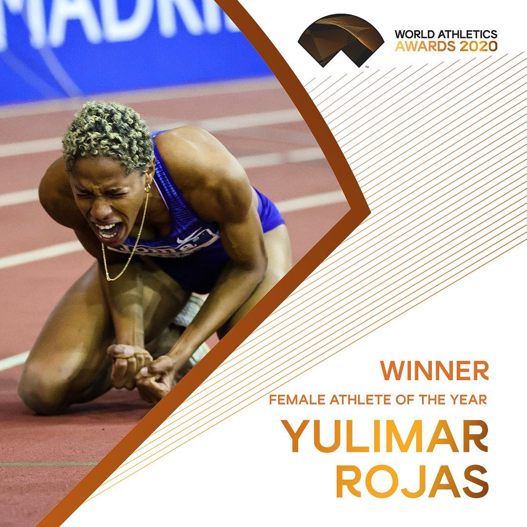 Yulimar Rojas nombrada la mejor Atleta del mundo del año 2020