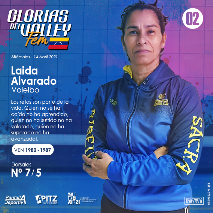 Glorias del Volley Femenino: Laida Alvarado