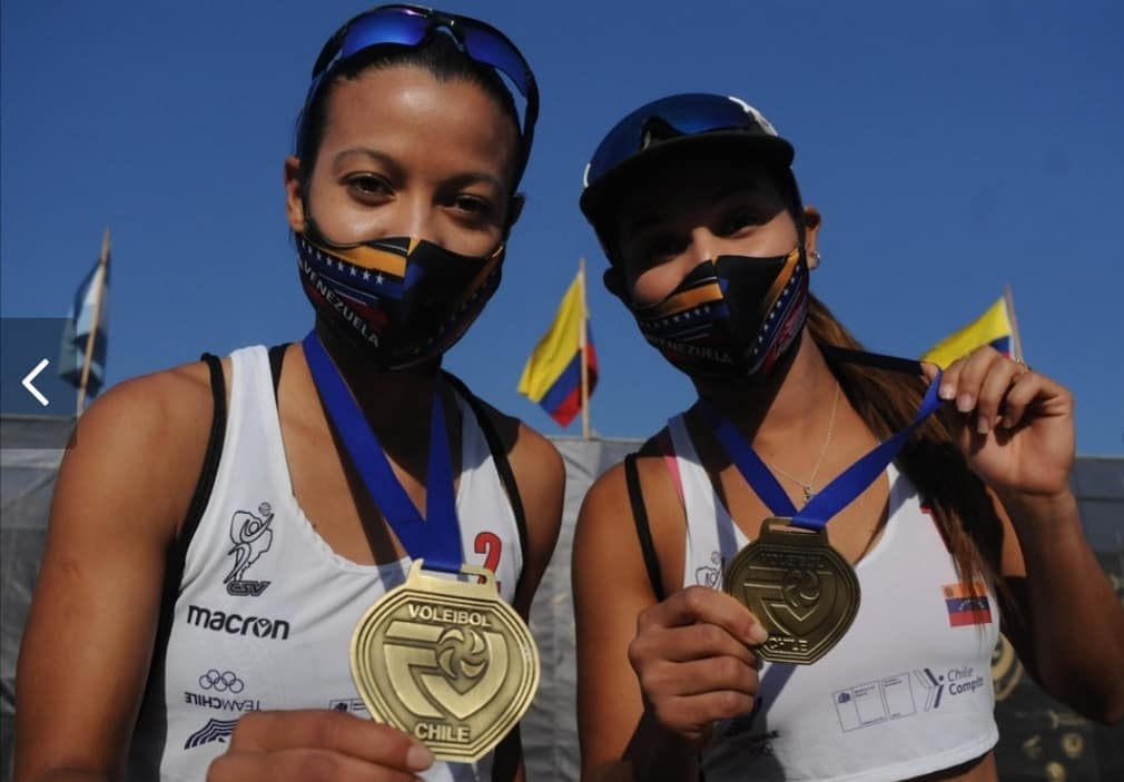 Venezolanas Agudo y Brito se impusieron en 1era parada del Circuito Sudamericano de Voleibol de Playa 