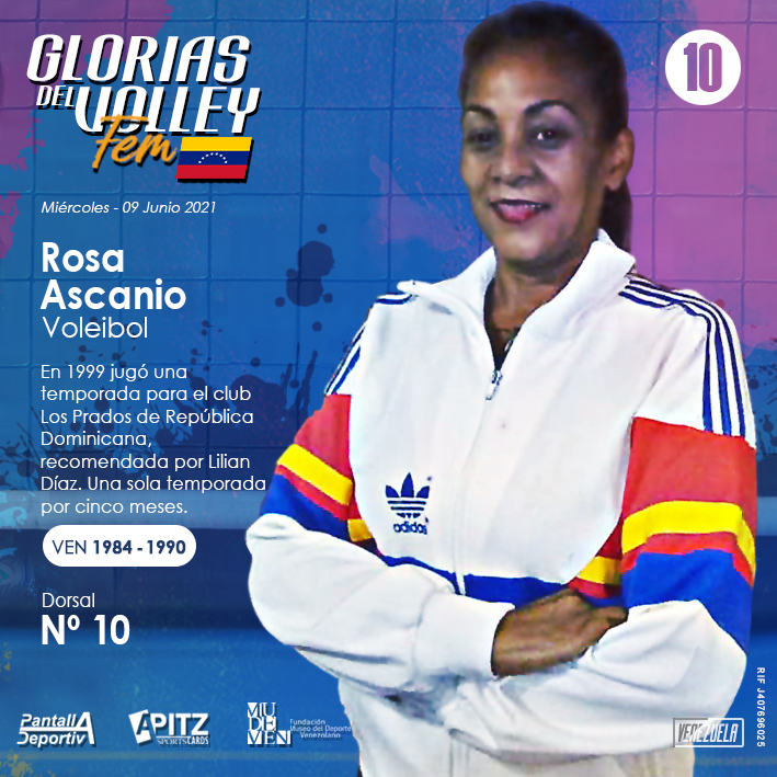 Glorias del Volley Femenino: Rosa Ascanio