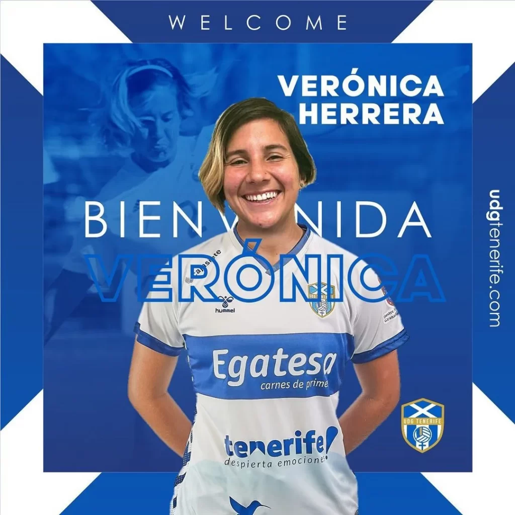 Verónica Herrera jugará con UDG Tenerife